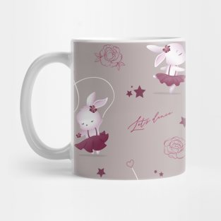 Magic moments with cute bunnies beige Mug